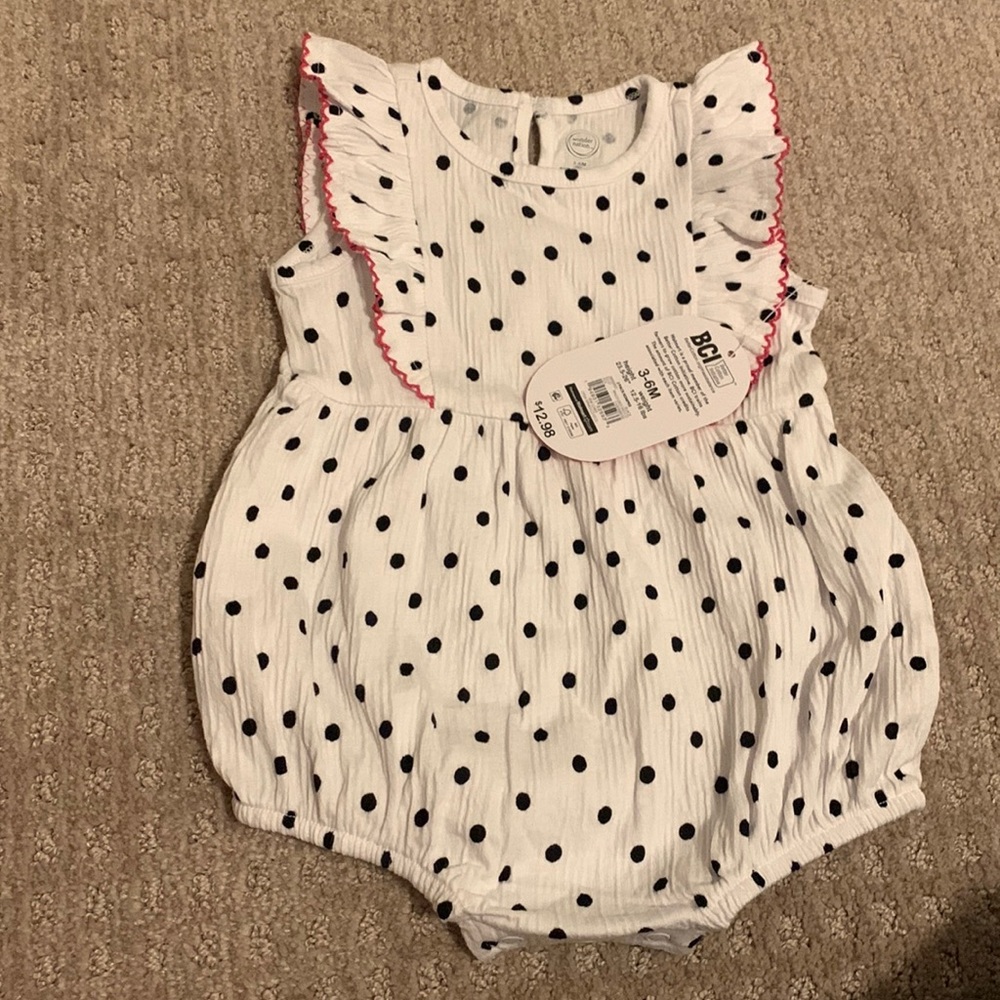 Polka dot romper